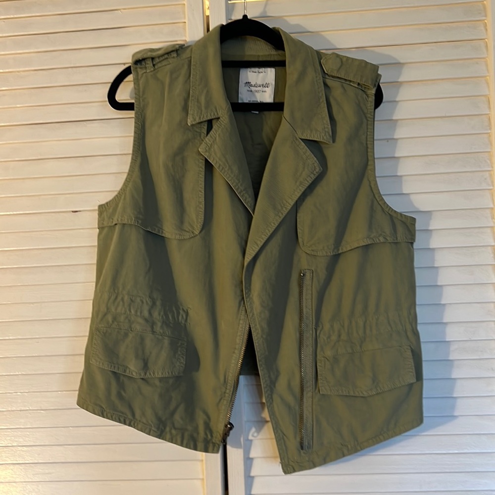 Madewell zipper vest